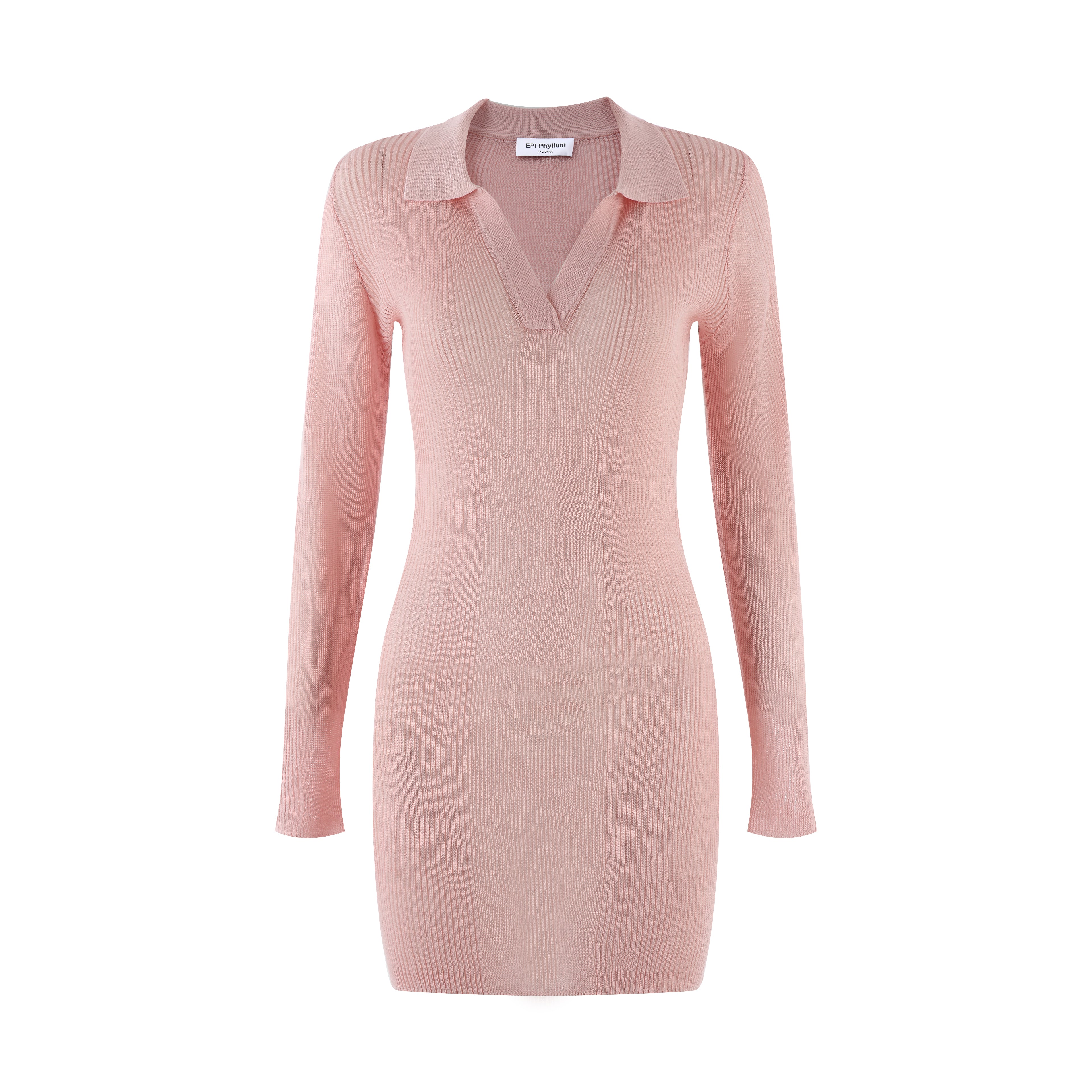 Liz Knit Sheer Polo Dress